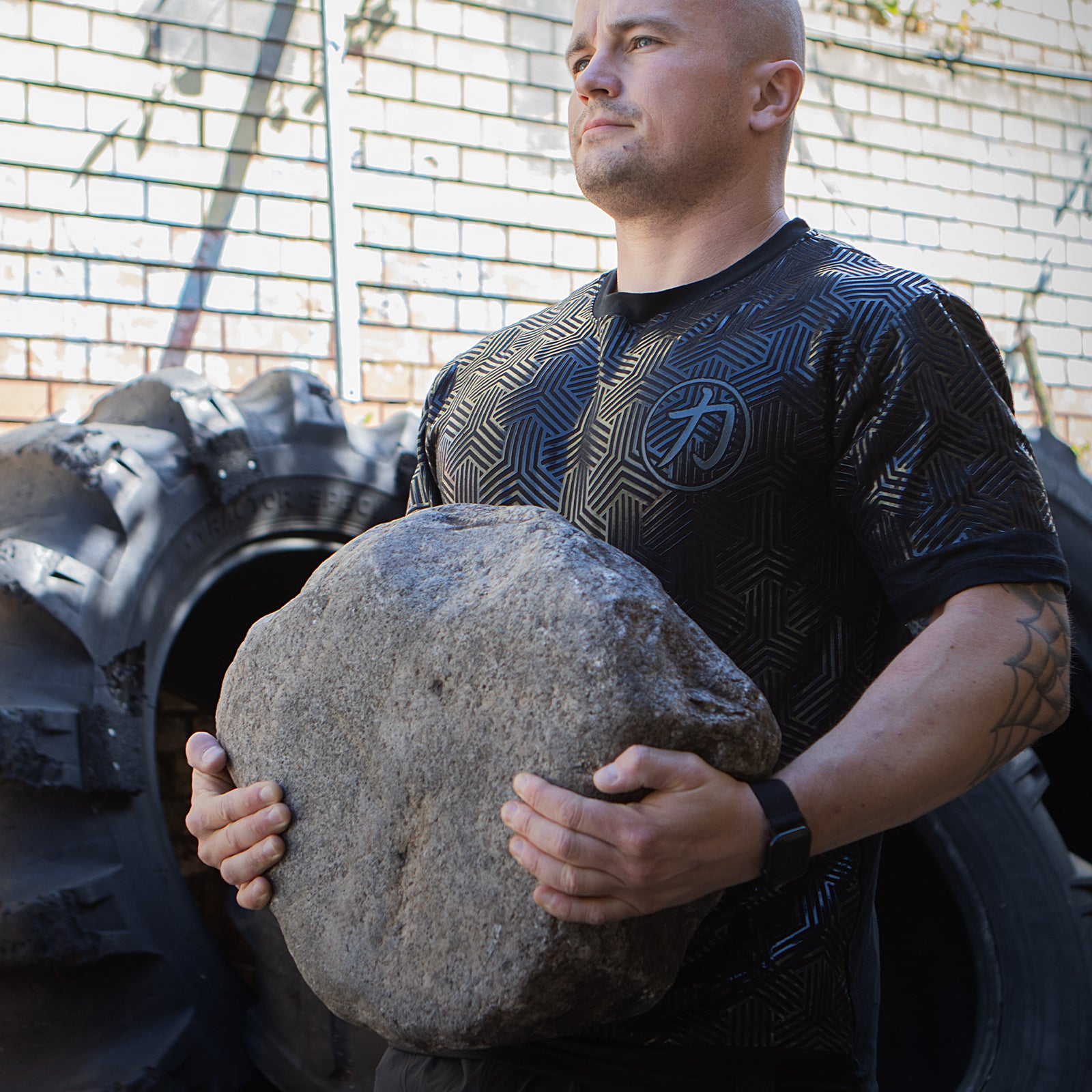 strength-shop-t-shirt-grip-strongman-noir-performance image 2