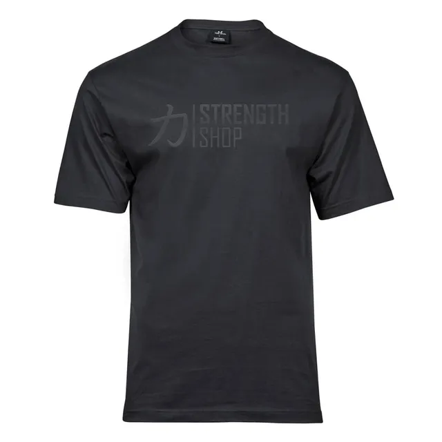 strength-shop-strength-wear-logo-t-shirt-v3-all-black-t-shirt-coton image 1