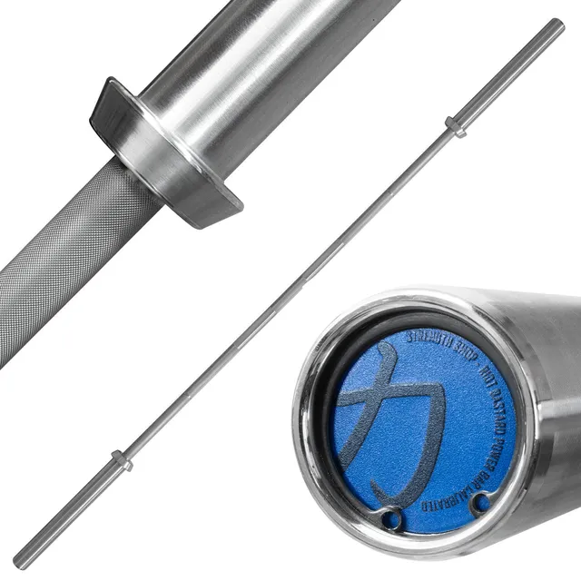 strength-shop-riot-bastard-power-bar-20-kg-calibr-e-inox-approuv-e-ipf image 1