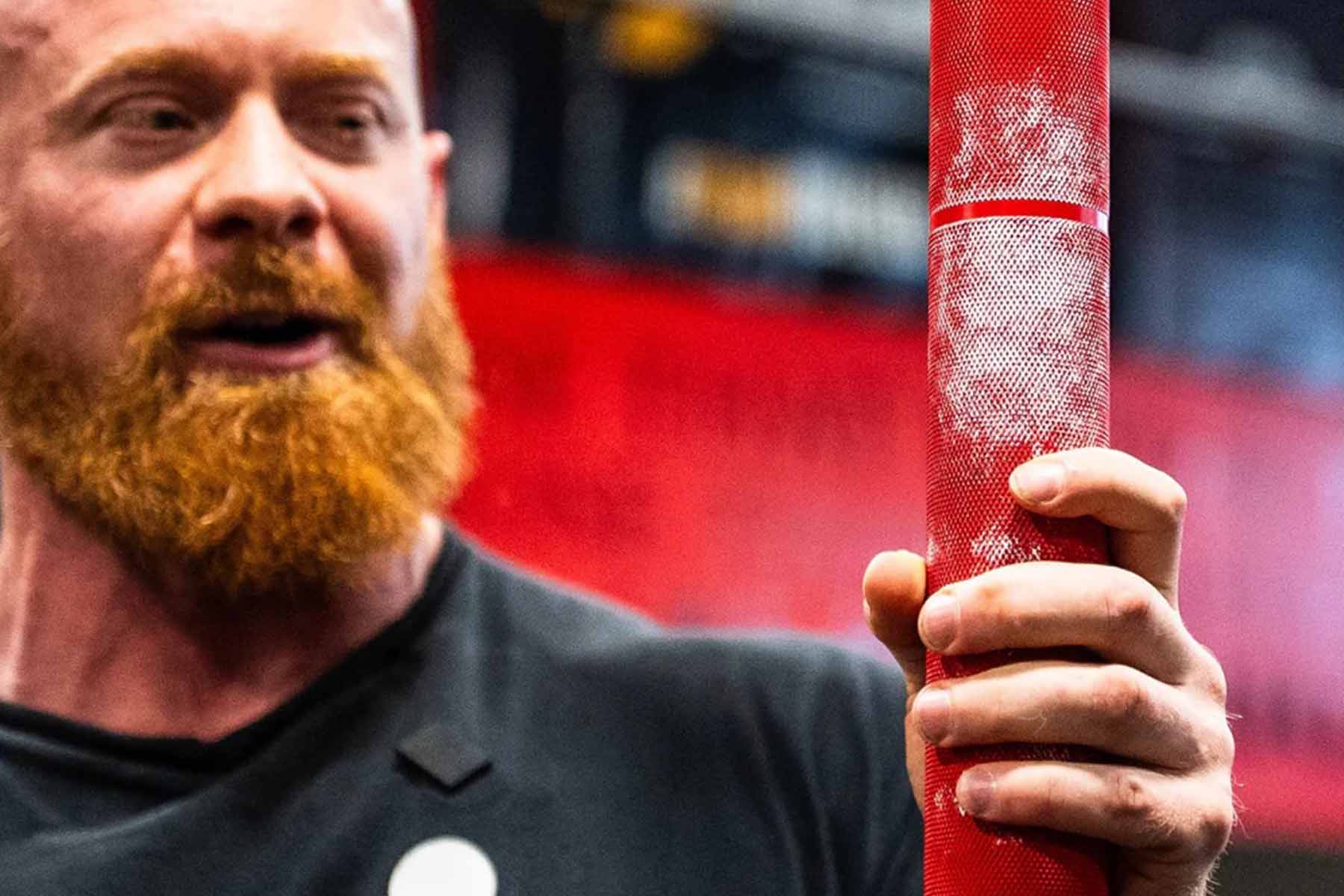 strength-shop-original-texas-fat-axle-power-bar-2-red-cerakote image 4