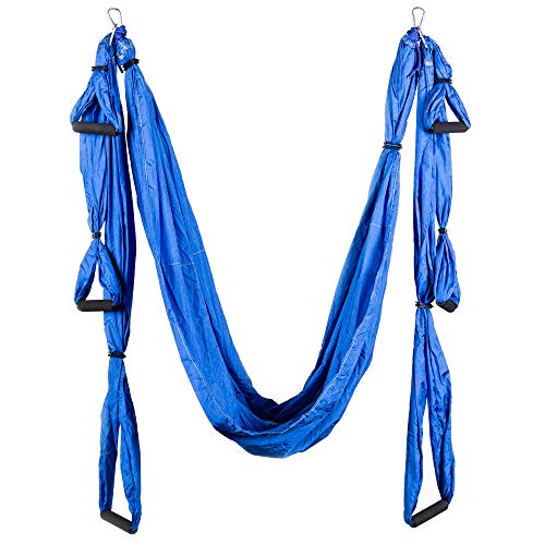 kingsbox-yoga-hammock-hamac-yoga-a-rien-300-kg-bleu-oc-an-nylon image 7