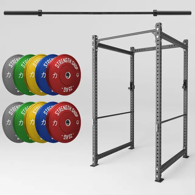 strength-shop-original-mrr-strength-bundle-rack-plaques-150kg-barre image 1