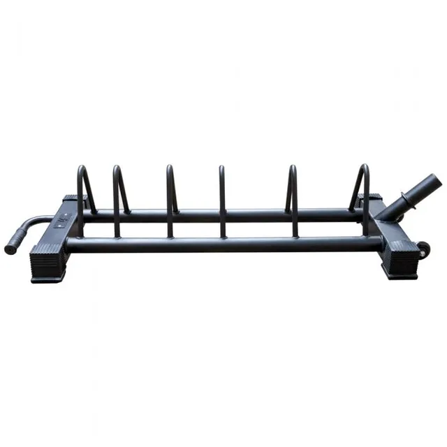 strength-shop-bumper-plate-toast-rack-rangement-horizontal-noir image 1