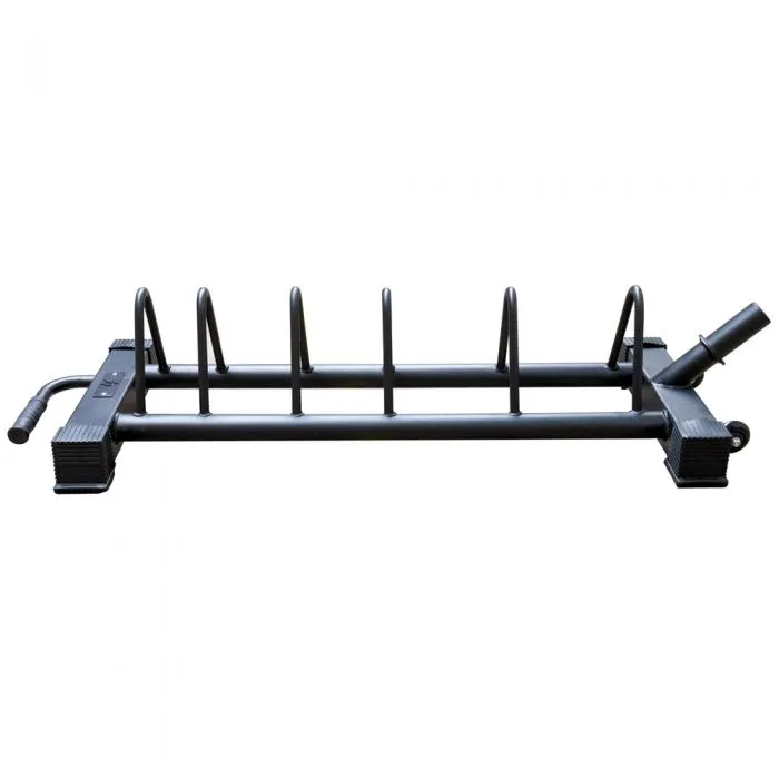 strength-shop-bumper-plate-toast-rack-rangement-horizontal-noir image 1