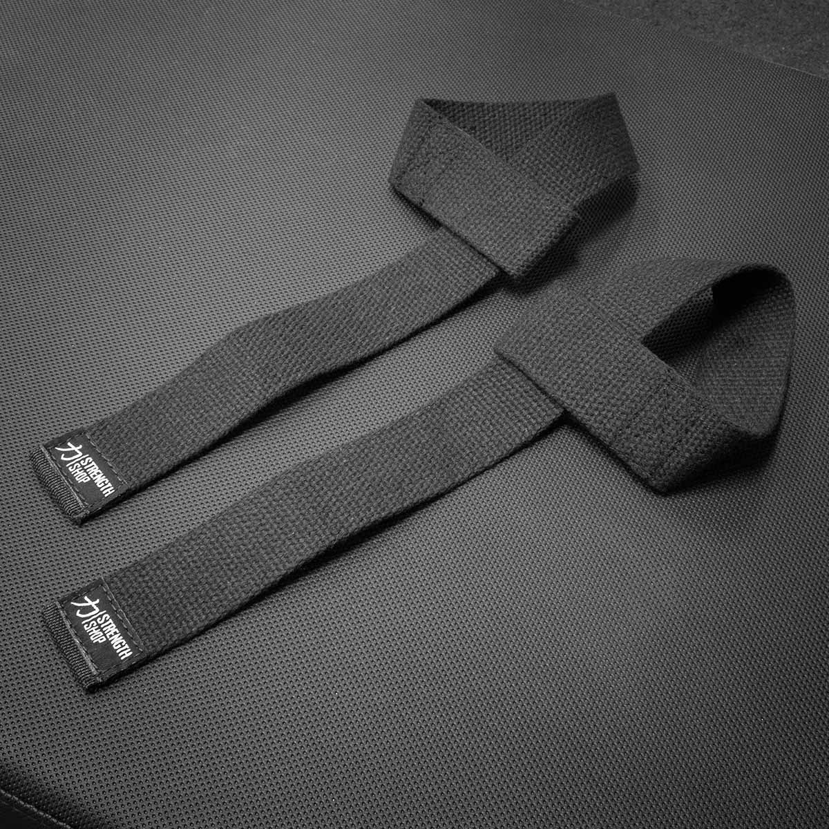 strength-shop-originals-sangles-de-tirage-coton-noir image 2