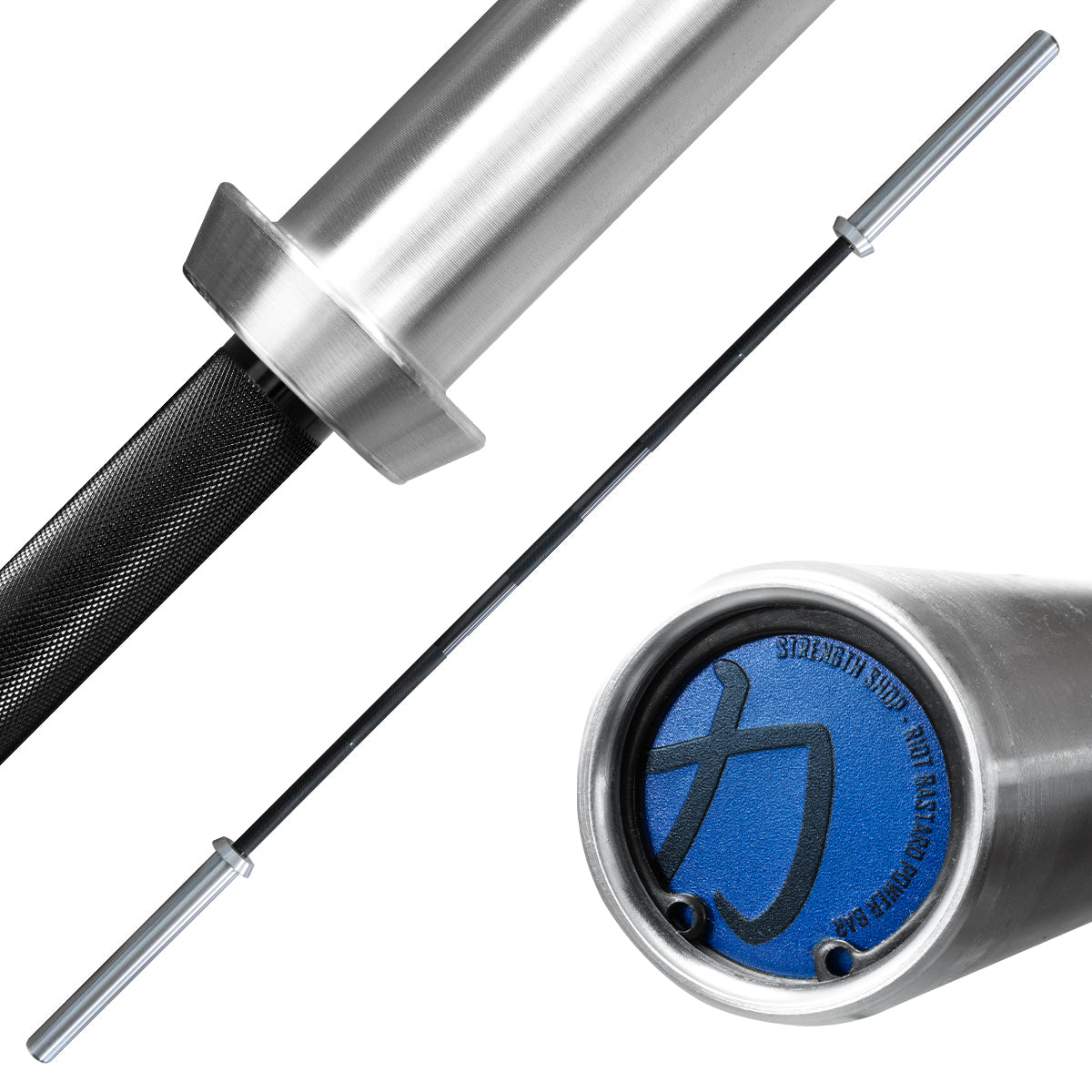 strength-shop-riot-power-bar-20-kg-black-chrome image 1