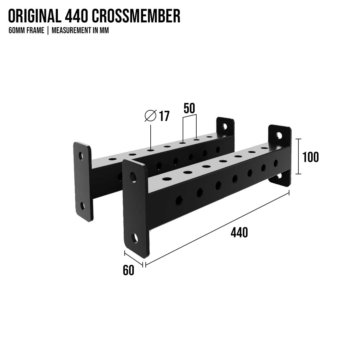 strength-shop-original-mrr-60-crossmembers-traverse-pour-rack-modulaire-60x60mm image 3