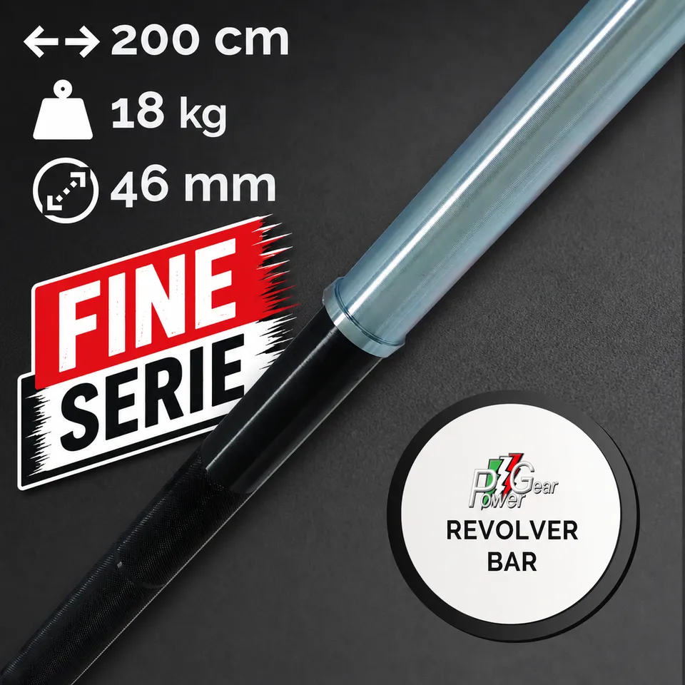 power-gear-revolver-bar-46-mm-barre-paisse-18-kg image 1