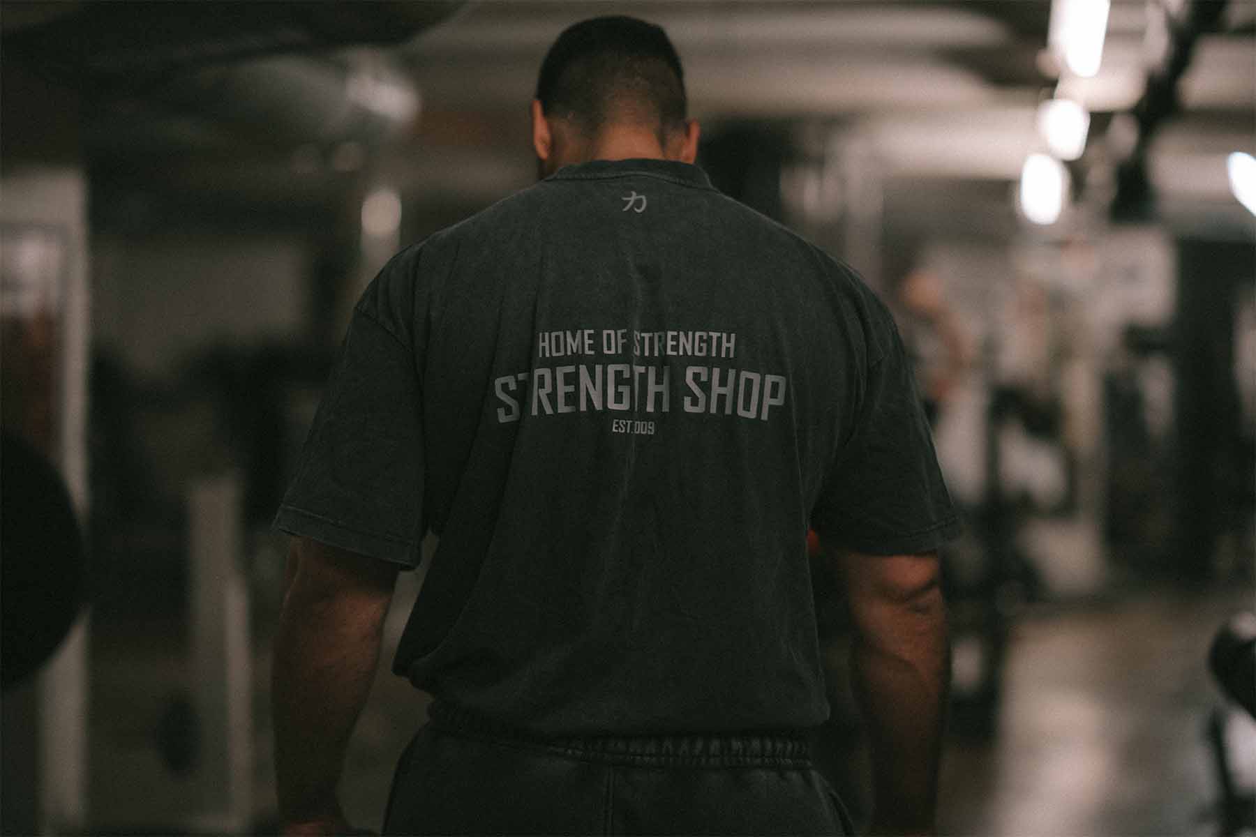 strength-shop-home-of-strength-t-shirt-gris-d-lav-t-shirt-coton-lourd image 2