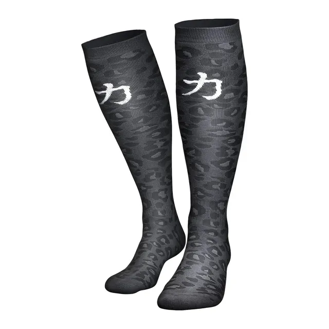strength-shop-chaussettes-deadlift-dark-leo-mi-hautes-protection-tibias image 1