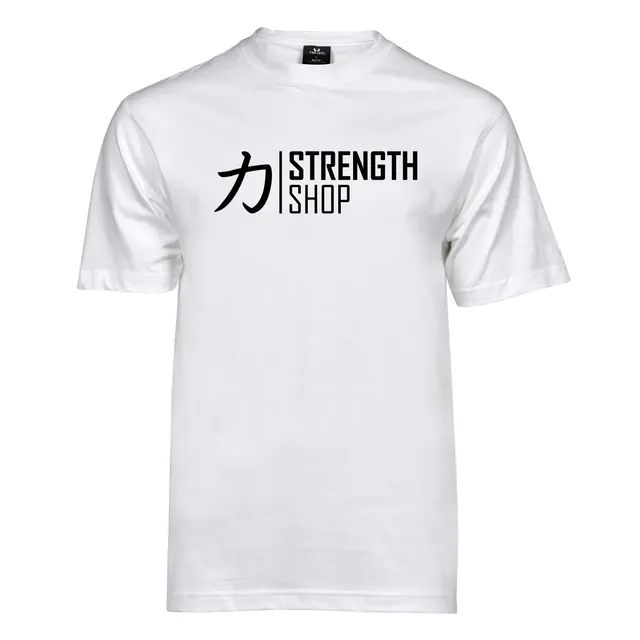 strength-shop-strength-wear-t-shirt-logo-v3-blanc image 1