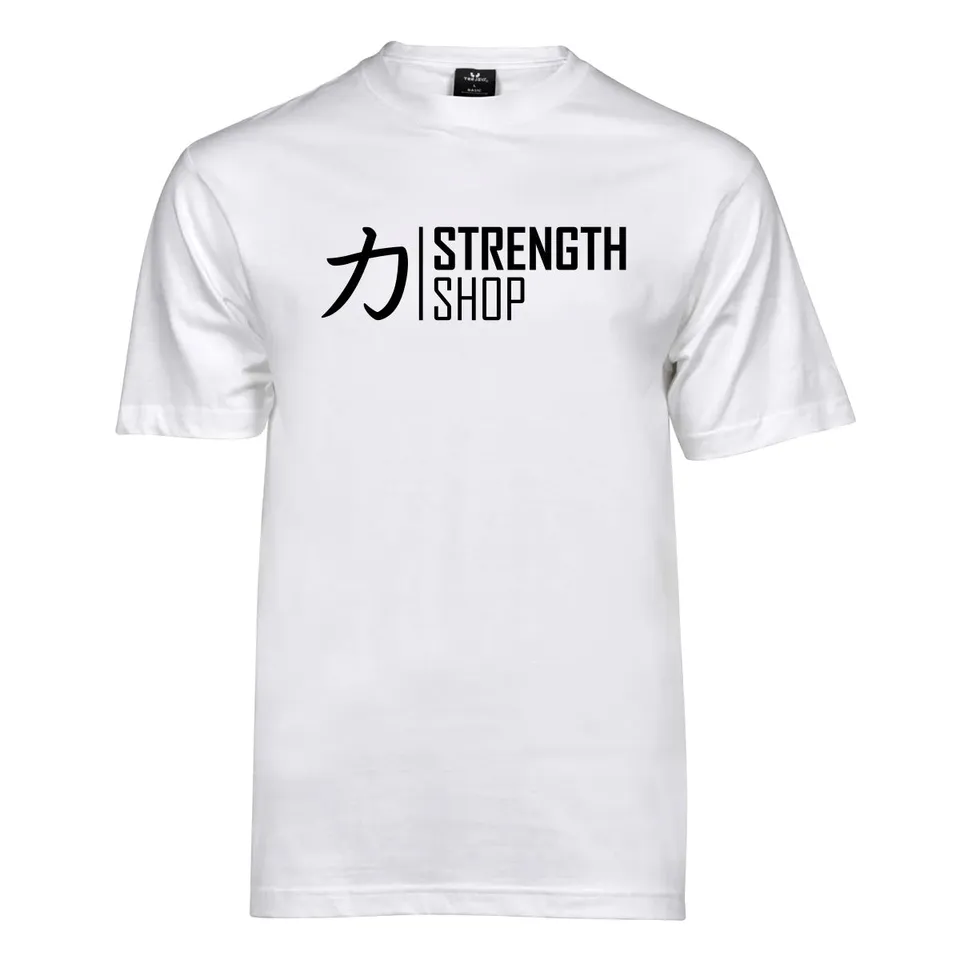 strength-shop-strength-wear-t-shirt-logo-v3-blanc image 1