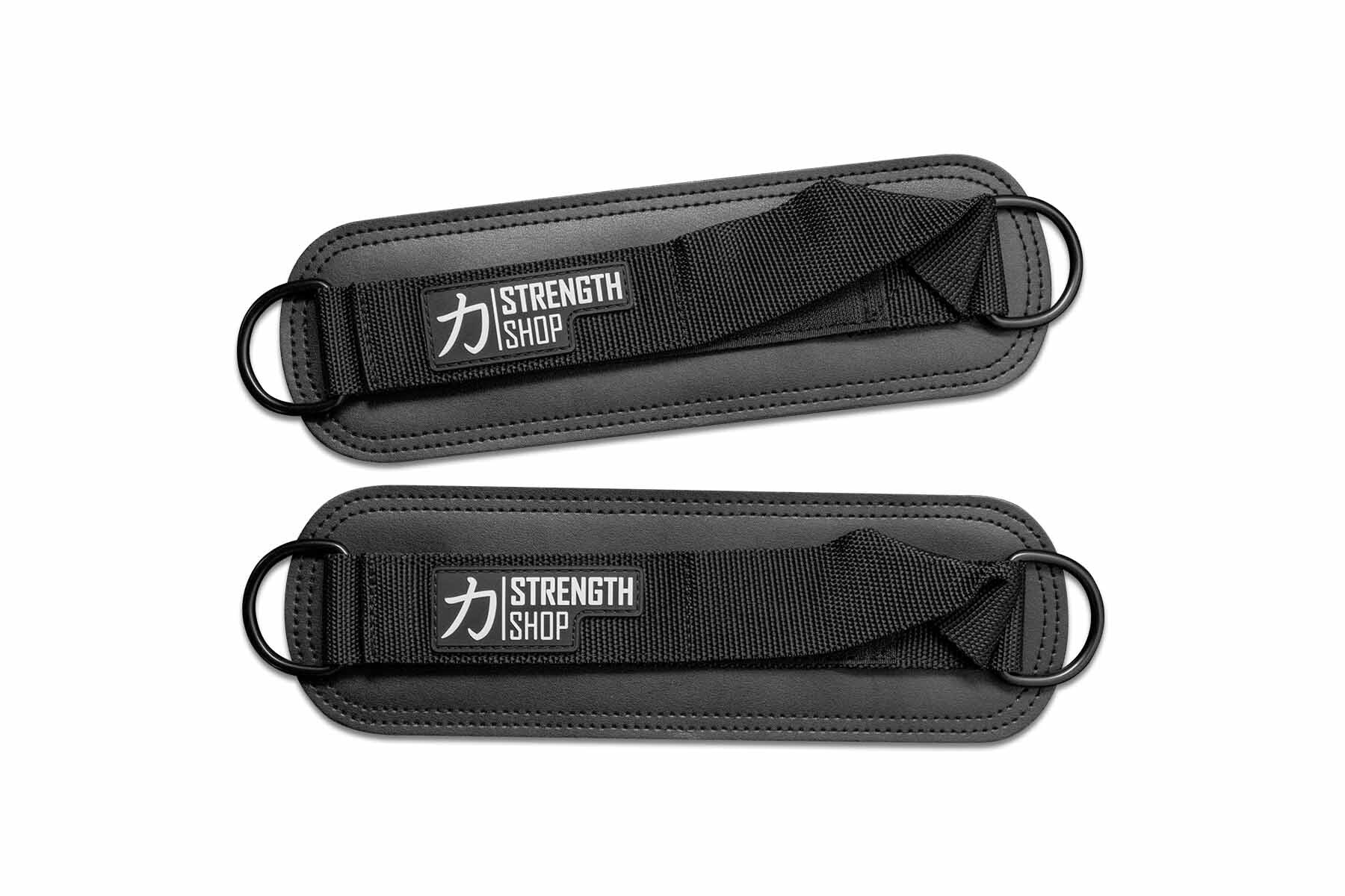 strength-shop-padded-ankle-cuffs-sangles-chevilles-c-ble-paire image 1