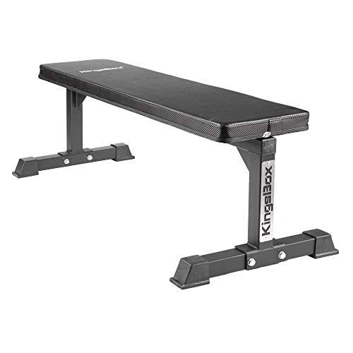 kingsbox-banc-plat-120-cm-350-kg-noir image 5