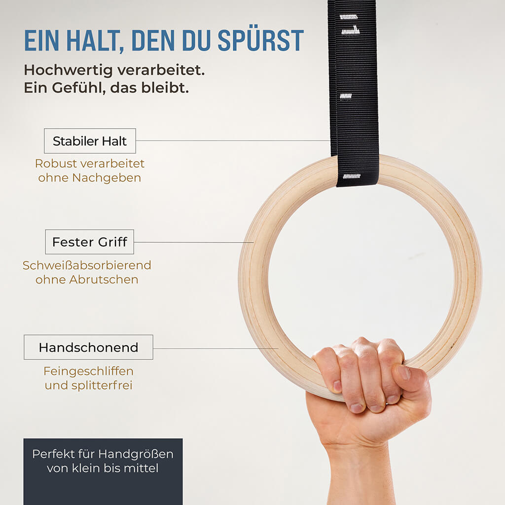 pullup-dip-anneaux-de-gymnastique-en-bois-sangles-ancrage-porte image 4
