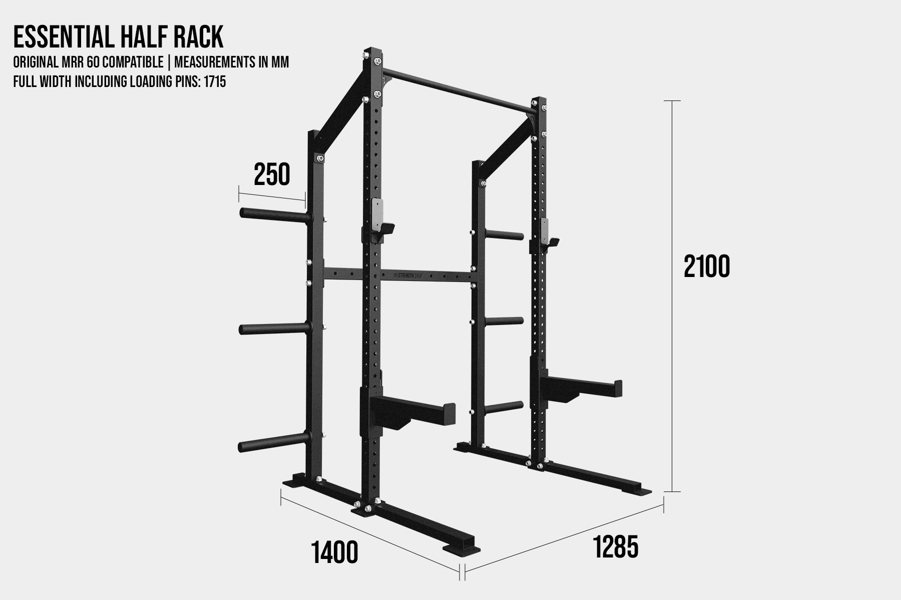 strength-shop-essential-half-rack-i-original-mrr-60-rack-compact image 2