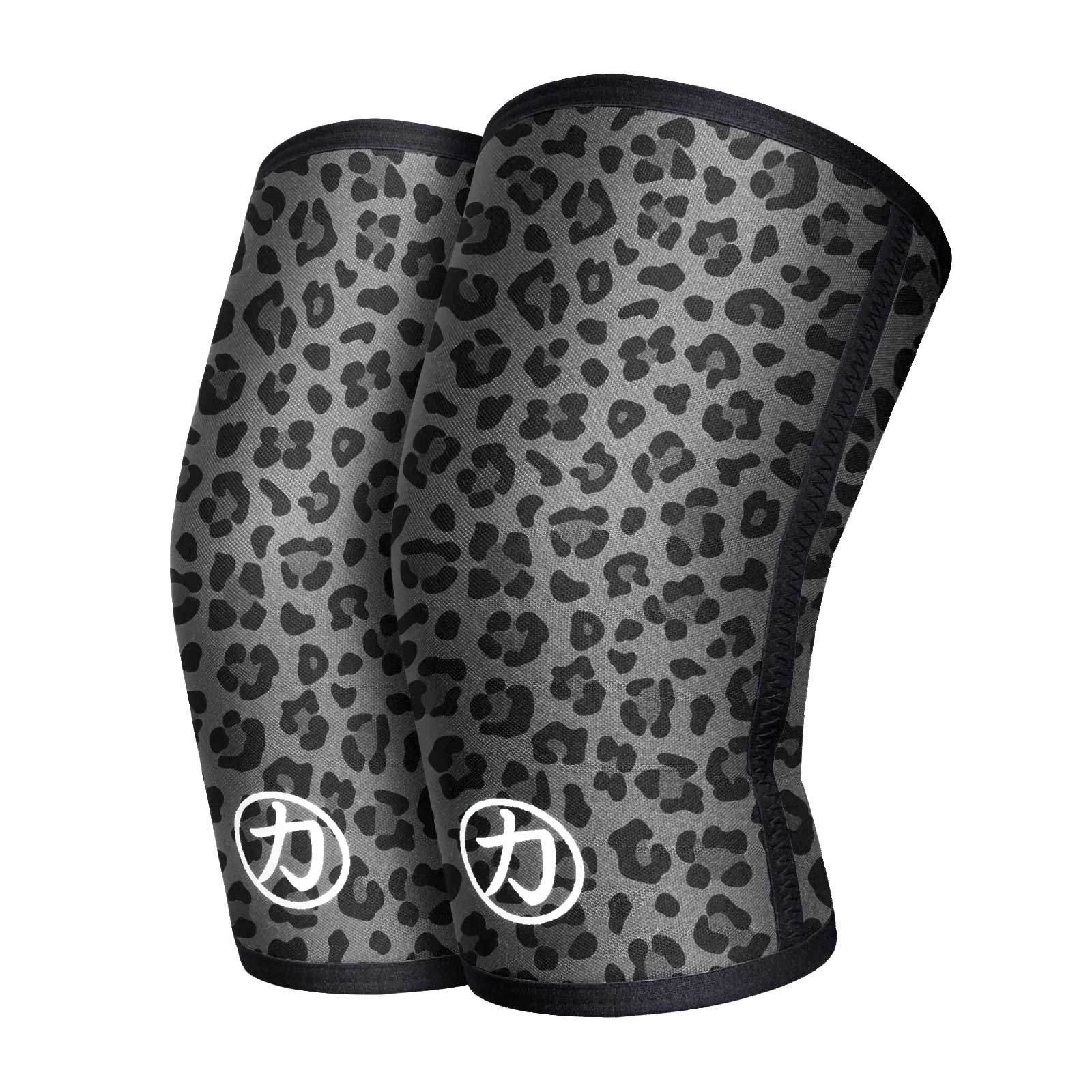 strength-shop-7mm-inferno-neoprene-knee-sleeves-dark-leo-paire-ipf-approved image 1
