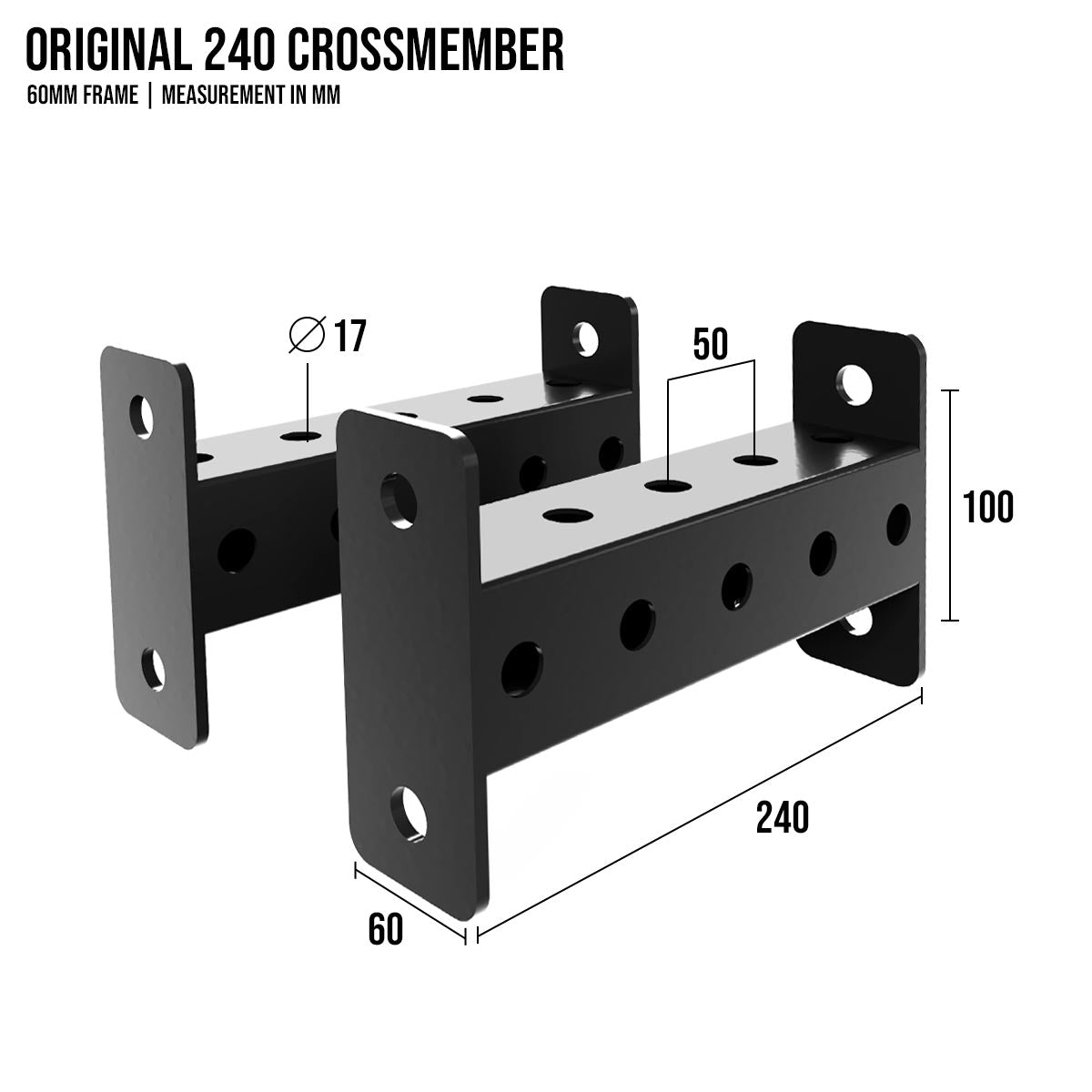 strength-shop-original-mrr-60-crossmembers-traverse-pour-rack-modulaire-60x60mm image 2