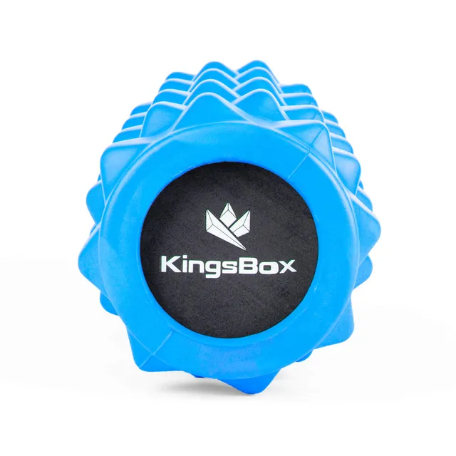 kingsbox-home-series-trigger-breaker-roller-massage-33-cm-noir-bleu-rose image 1