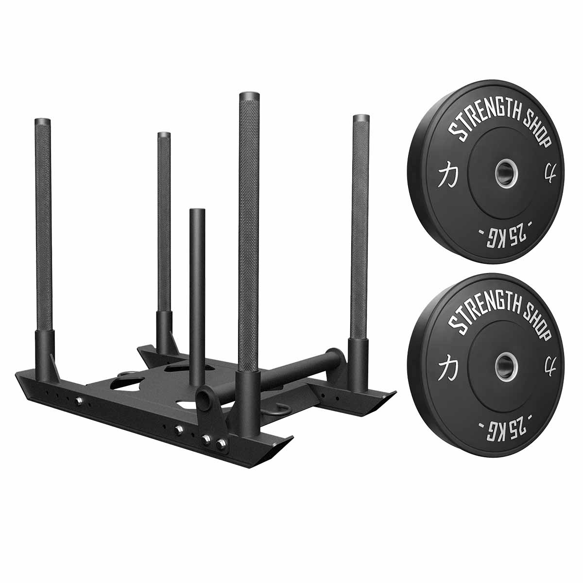strength-shop-sled-push-bundles-prowler-4-pole-disques-riot image 1