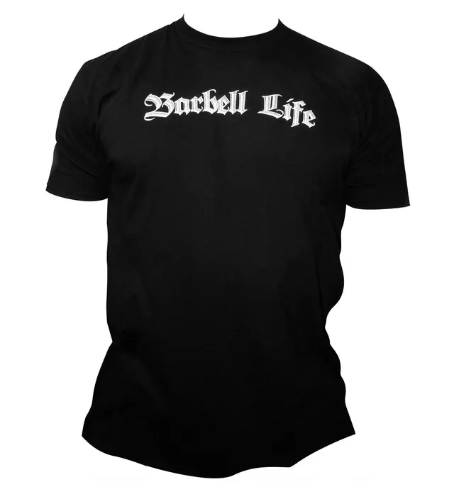 strength-shop-barbell-life-t-shirt-t-shirt-coton-noir-unisexe image 1