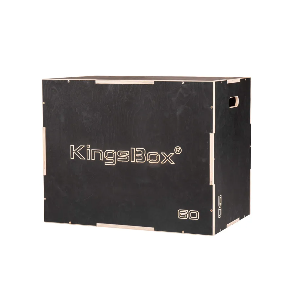 kingsbox-royal-series-plyo-box-en-bois-3-en-1-noir-50x60x75-cm-200-kg image 1
