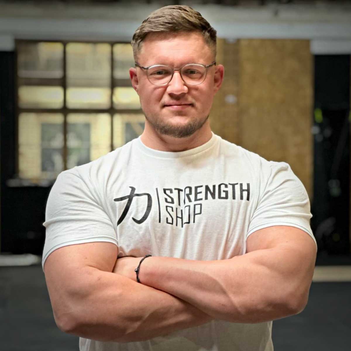 strength-shop-strength-wear-t-shirt-logo-v3-blanc image 2