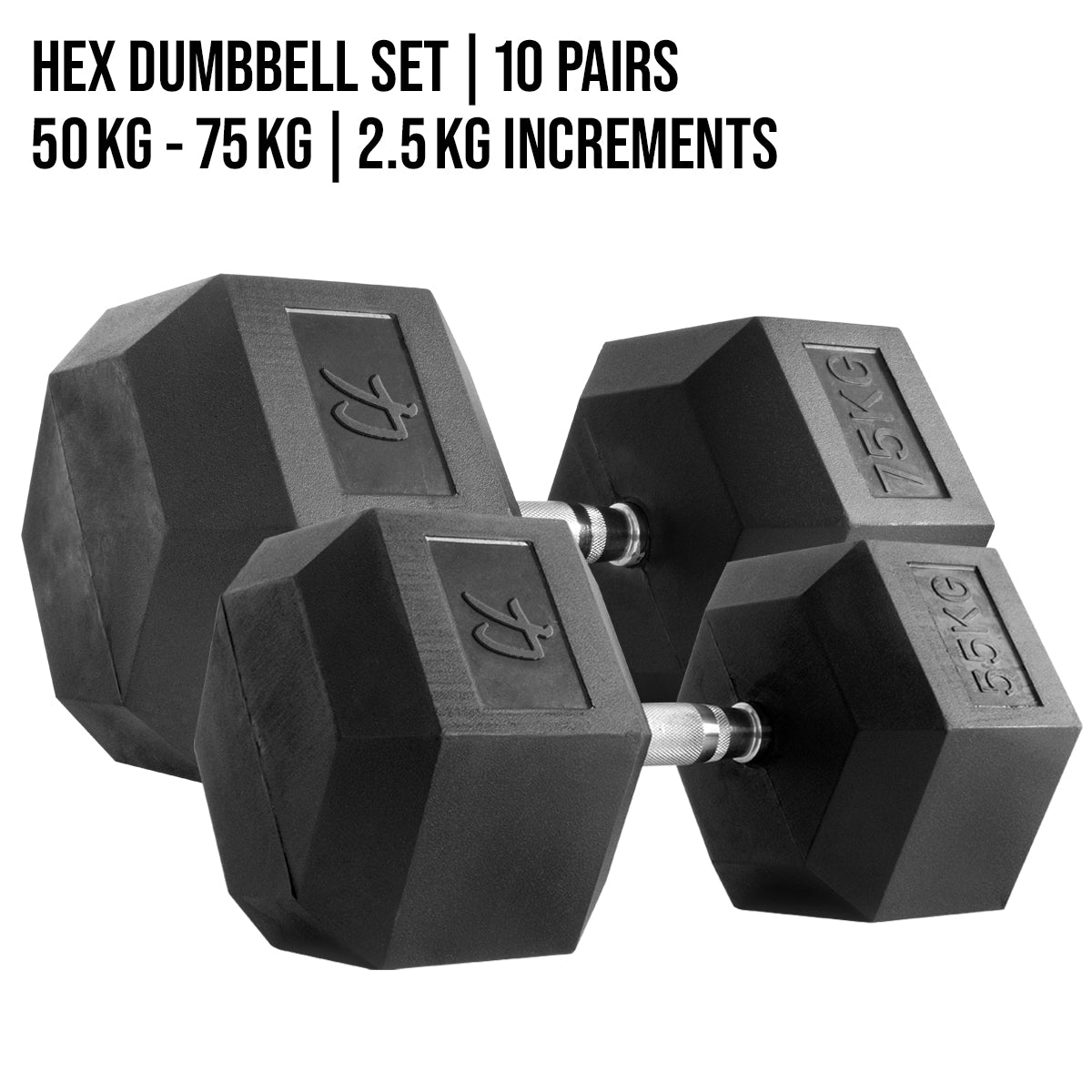 strength-shop-hex-dumbbell-sets-halt-res-hexagonaux-caoutchouc image 6