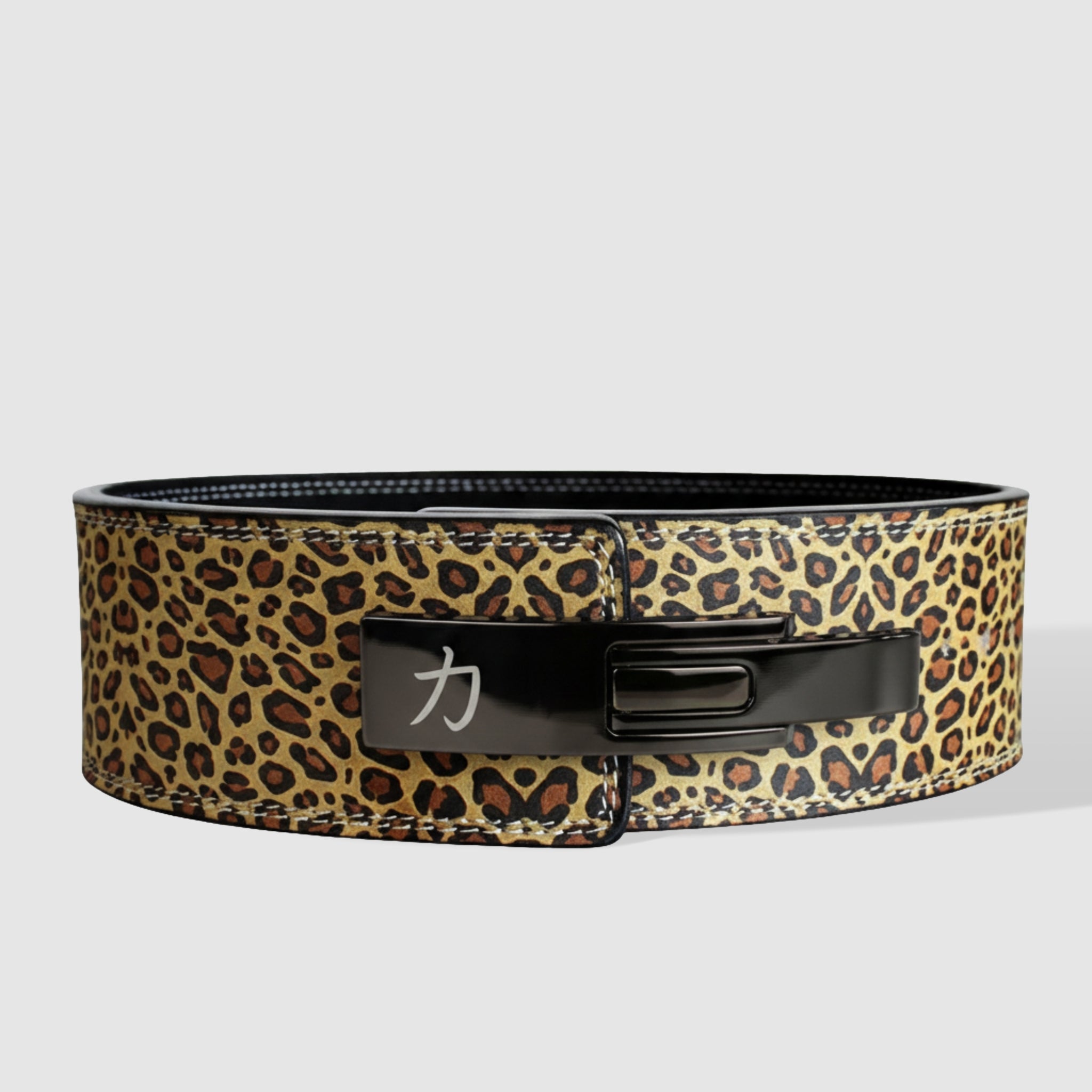 strength-shop-leopard-print-lever-belt-10mm-ceinture-de-musculation-ipf image 3