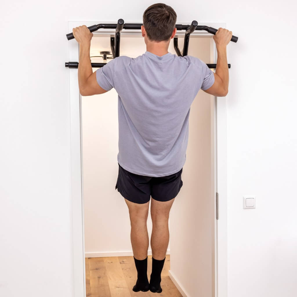 pullup-dip-set-d-butant-tractions-barre-porte-3-bandes-guide image 3