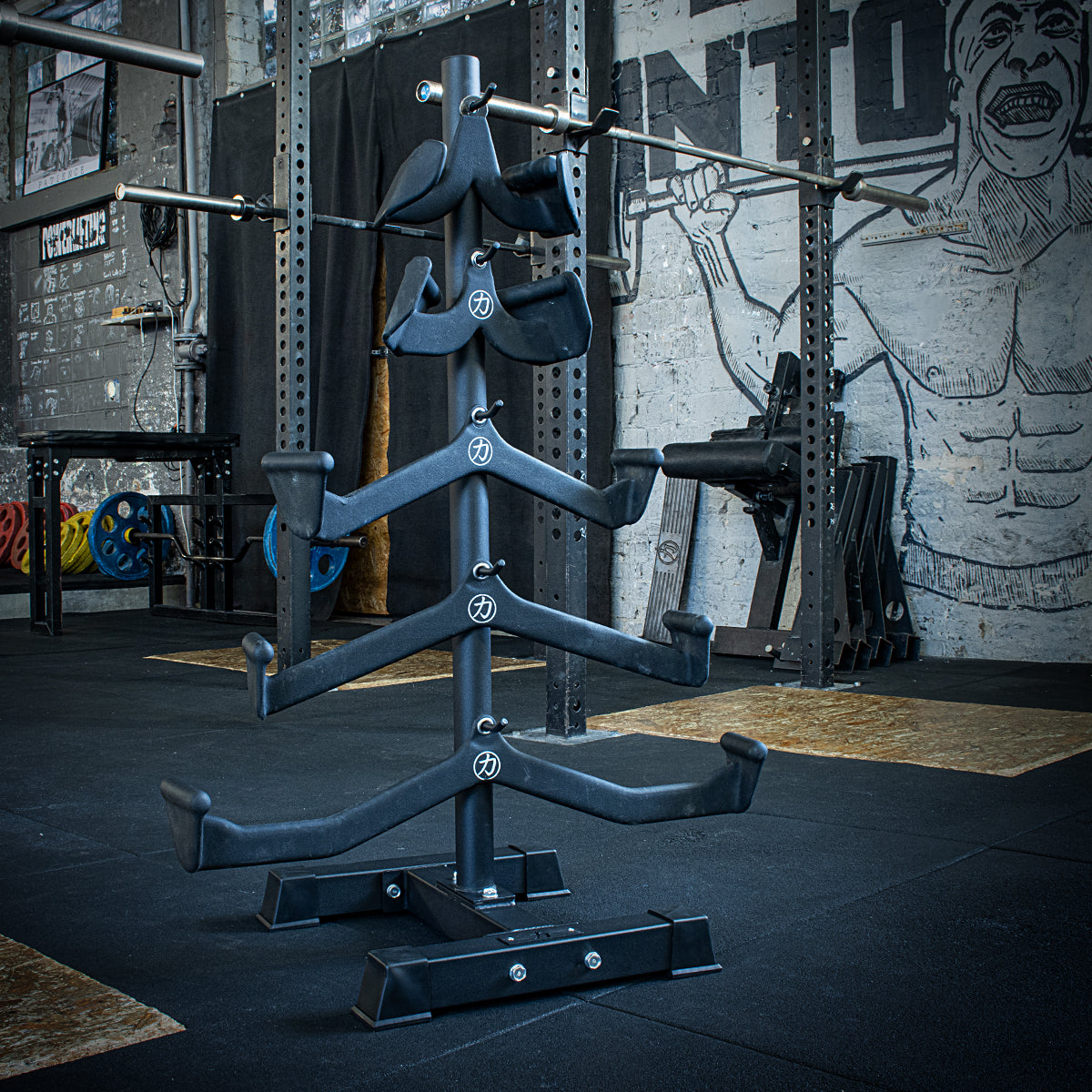 strength-shop-free-standing-multi-grip-handle-storage-rangement-poign-es image 4