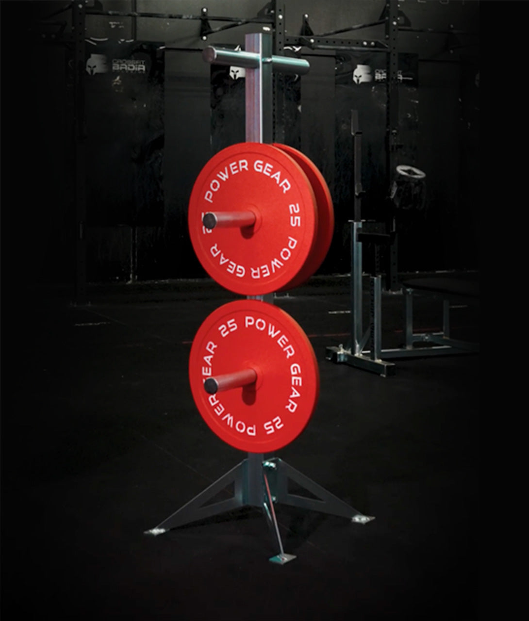 power-gear-weight-plates-rack-x-steel-range-disques-vertical image 2