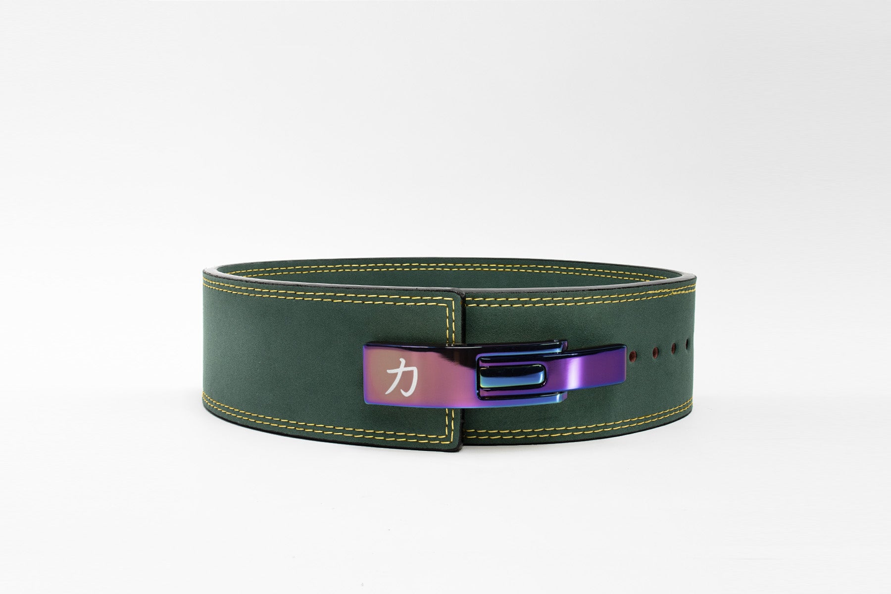 strength-shop-vintage-green-lever-belt-10mm-ceinture-levier-ipf image 5