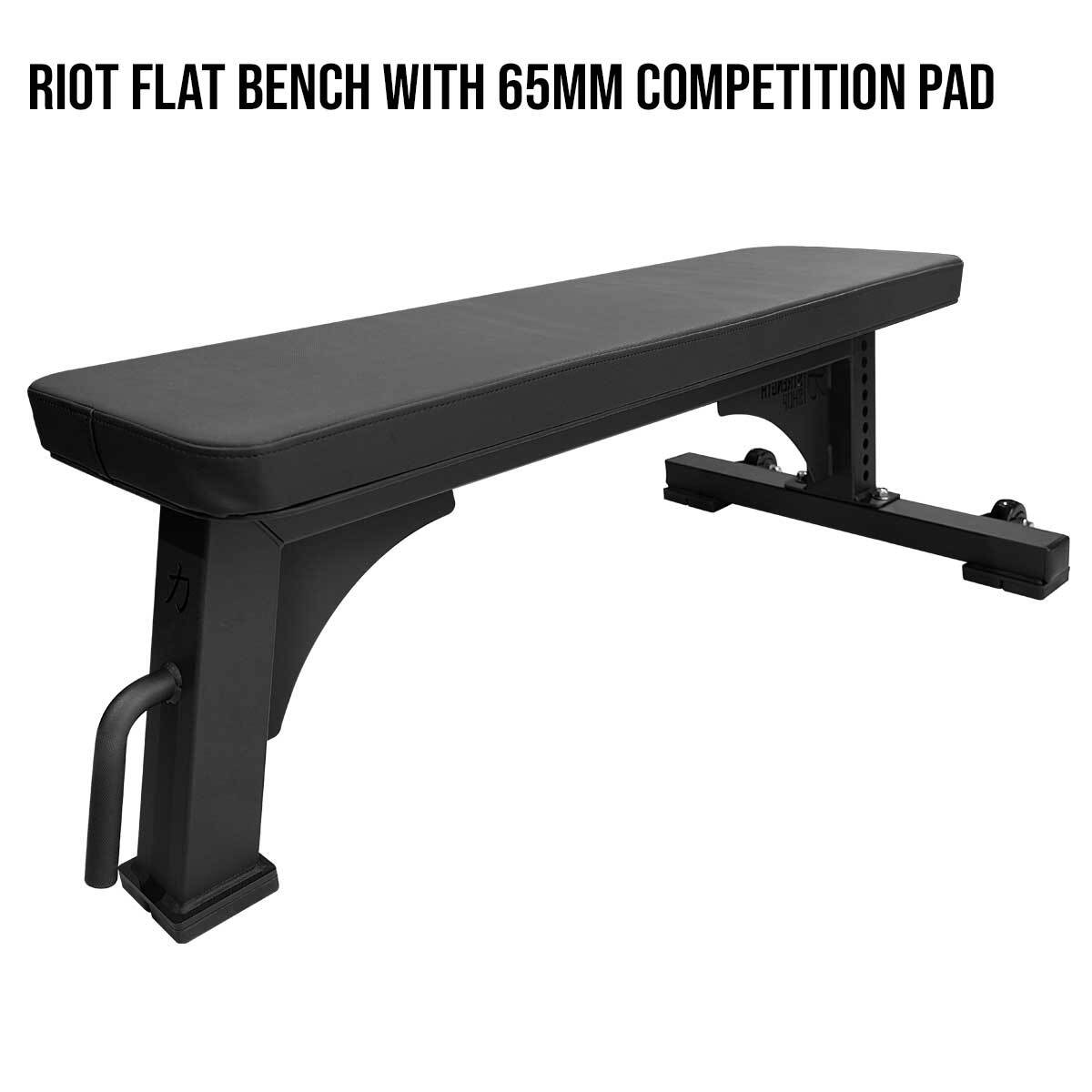 strength-shop-riot-flat-bench-75mm-banc-plat-force image 3