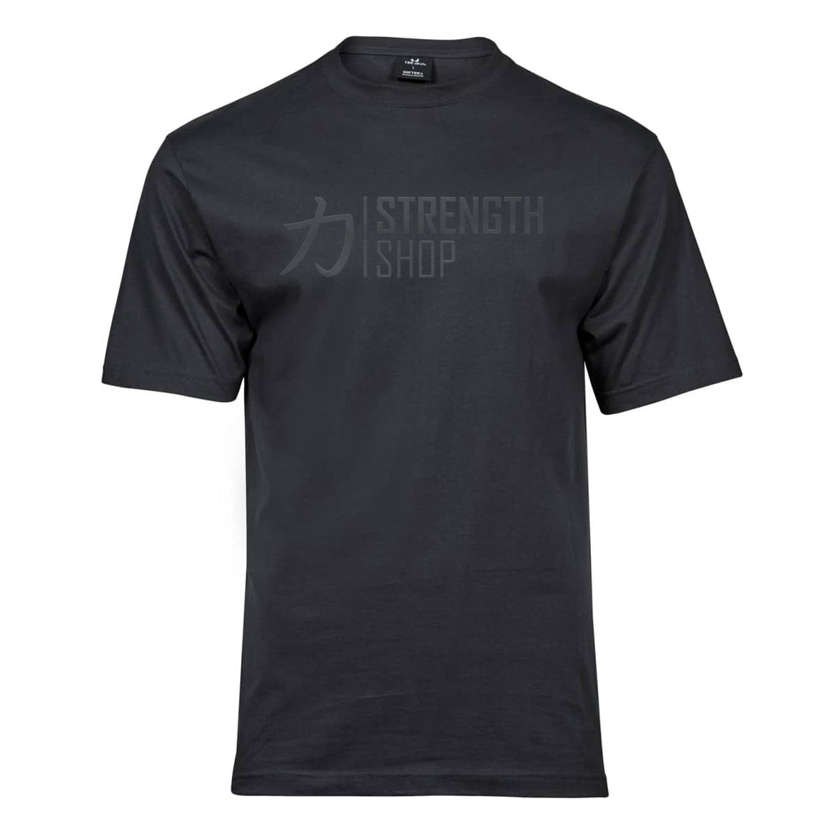 strength-shop-strength-wear-logo-t-shirt-v3-all-black-t-shirt-coton image 1