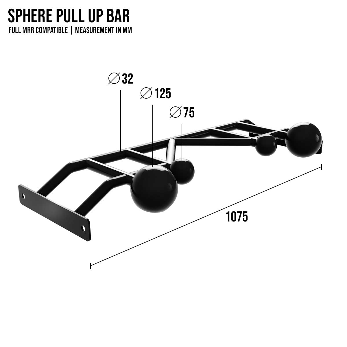 strength-shop-sphere-pull-up-bar-mrr-compatible image 2