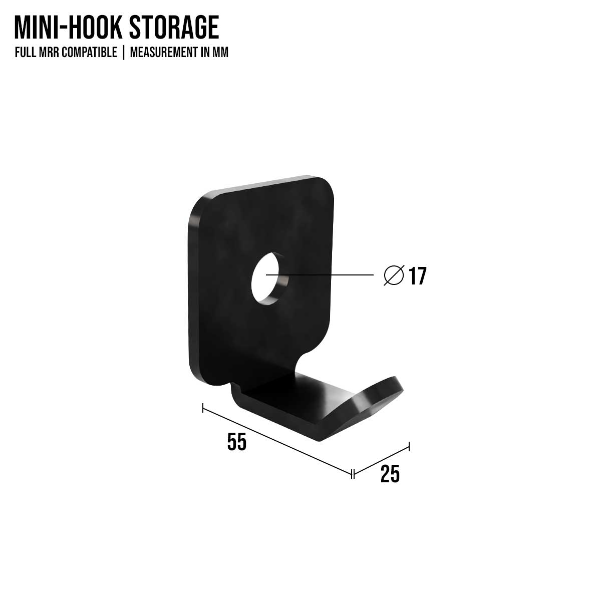 strength-shop-mini-hook-storage-rangement-rack-mrr-compatible image 2