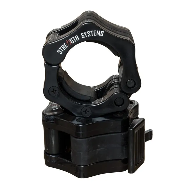 strength-shop-olympic-flip-lock-collars-noirs-paire-pour-barre-50-mm image 1