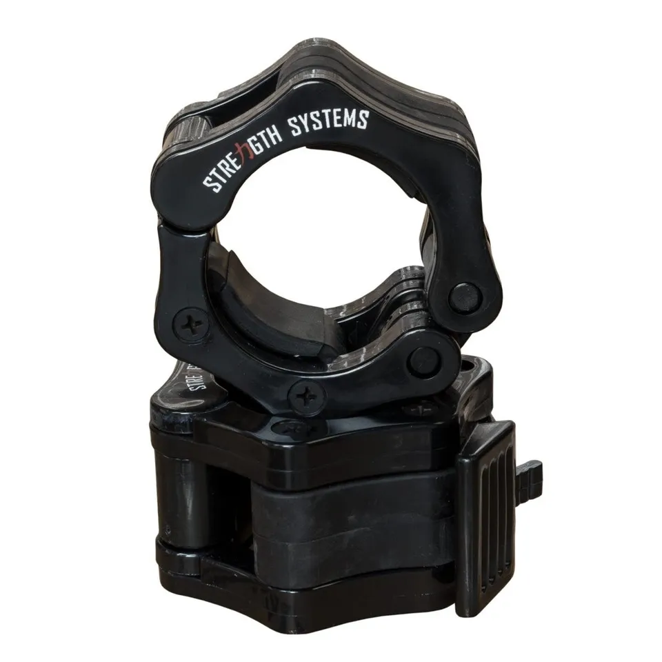 strength-shop-olympic-flip-lock-collars-noirs-paire-pour-barre-50-mm image 1