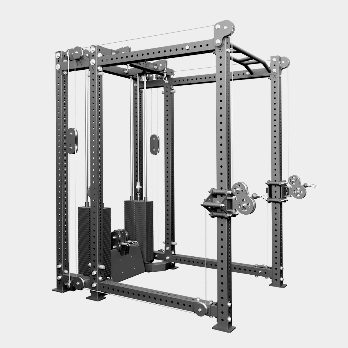 strength-shop-riot-mrr-cable-rack-system-rack-functional-trainer-6-poulies image 4