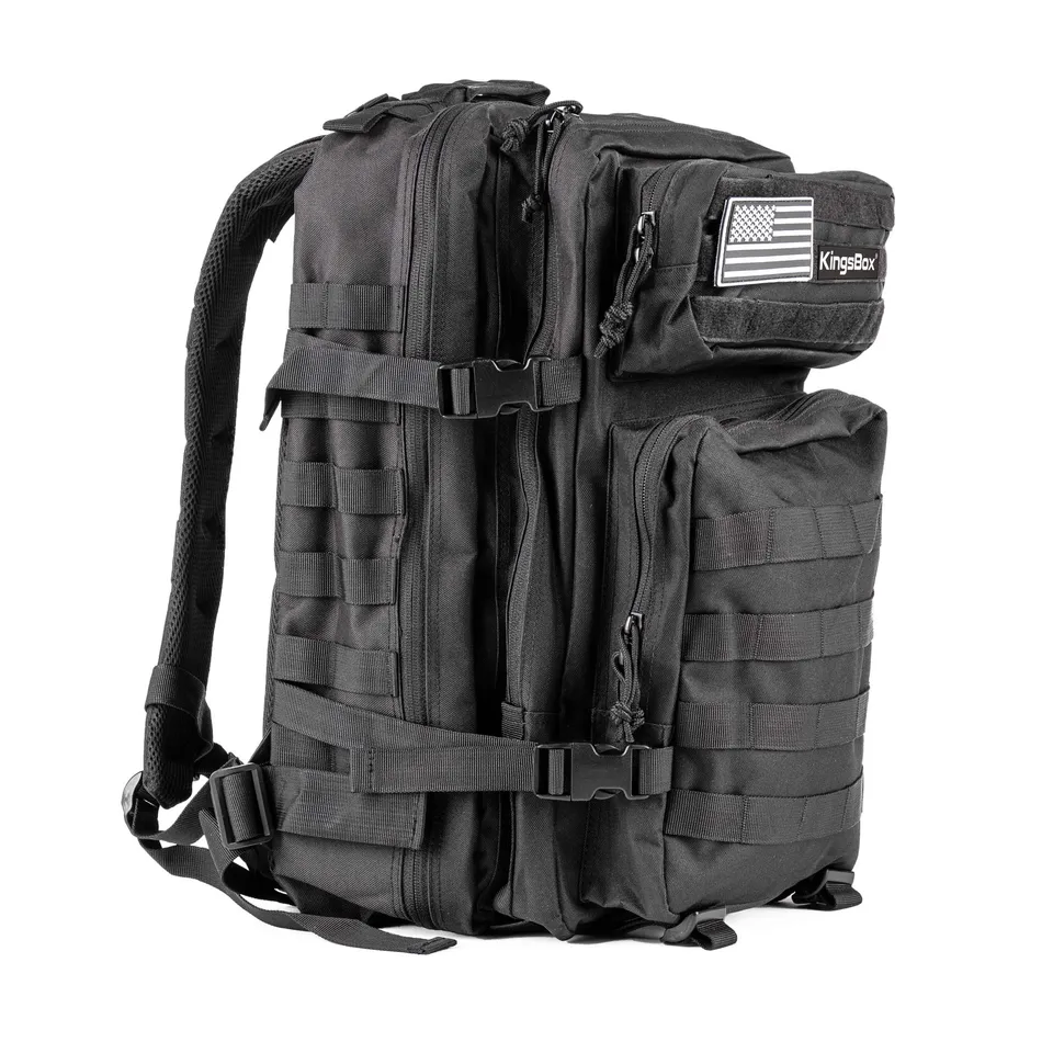 kingsbox-home-series-sac-dos-unisexe-45-l-48x32x29-cm-noir-1-25-kg image 1