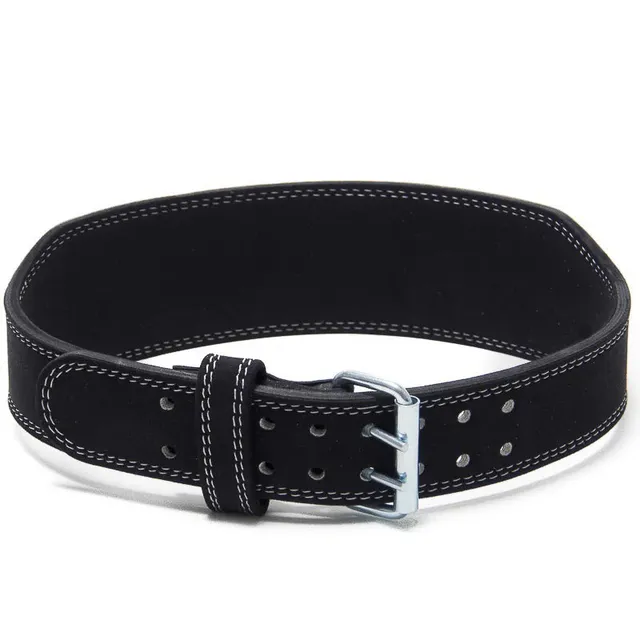 strength-shop-ceinture-halt-rophilie-double-boucle-8mm-noire image 1