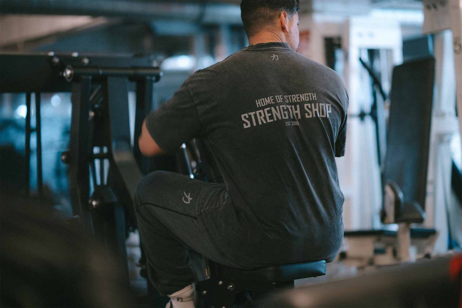 strength-shop-home-of-strength-t-shirt-gris-d-lav-t-shirt-coton-lourd image 4