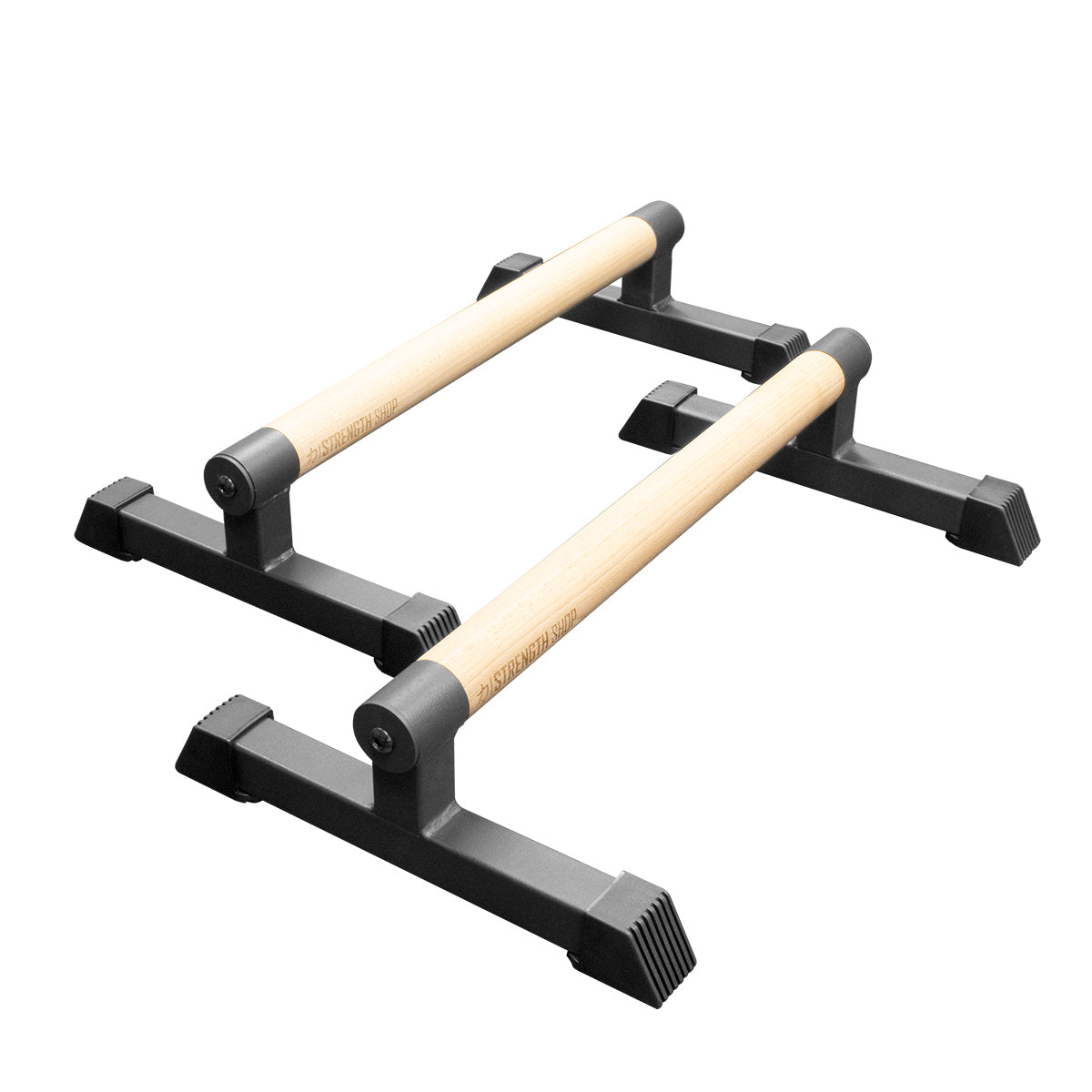 strength-shop-wooden-grip-parallettes-38mm-base-acier-3-tailles image 3