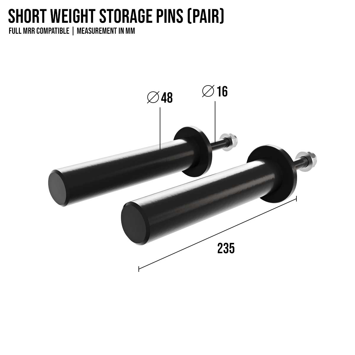 strength-shop-chevilles-stockage-courtes-mrr-paire image 2