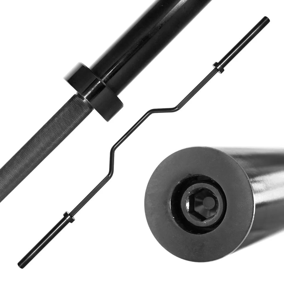 strength-shop-olympic-cambered-bench-press-bar-18kg-barre-cambr-e image 1