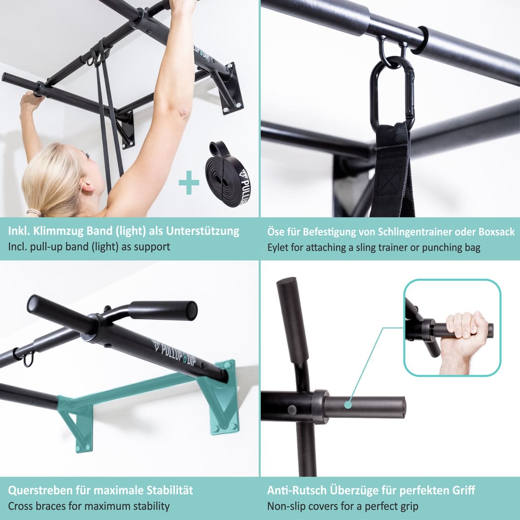 pullup-dip-barre-de-traction-murale-lastique image 4