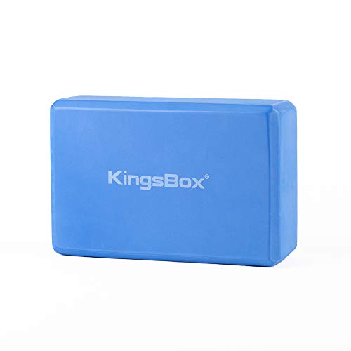 kingsbox-foam-block-yoga-brique-mousse-eva-bleue-23x15x8-cm image 3