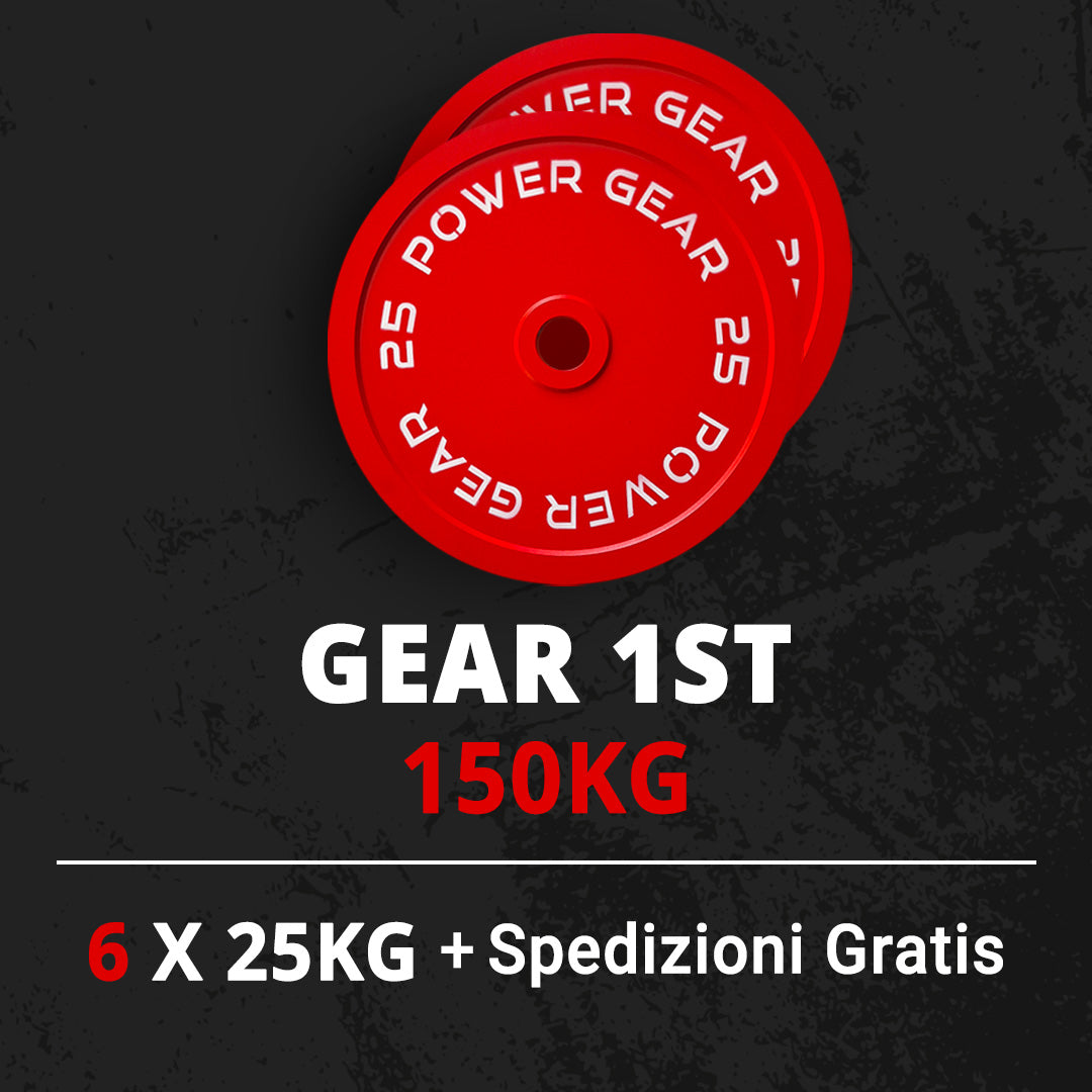 power-gear-set-dischi-gear-1st-150-kg-6x25-kg image 1