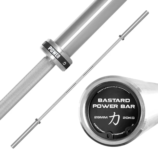 strength-shop-bastard-power-bar-nickel-barre-de-powerlifting-29mm image 1